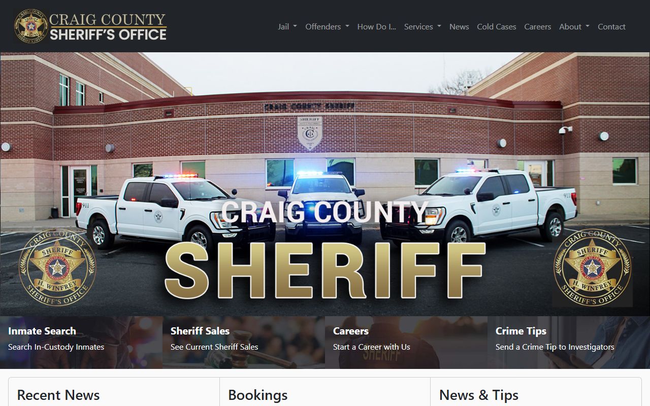 craig county sheriff craig county police blotter