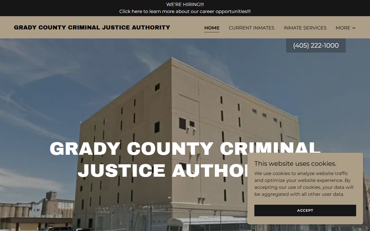 Grady County Criminal Justice Authority police blotter