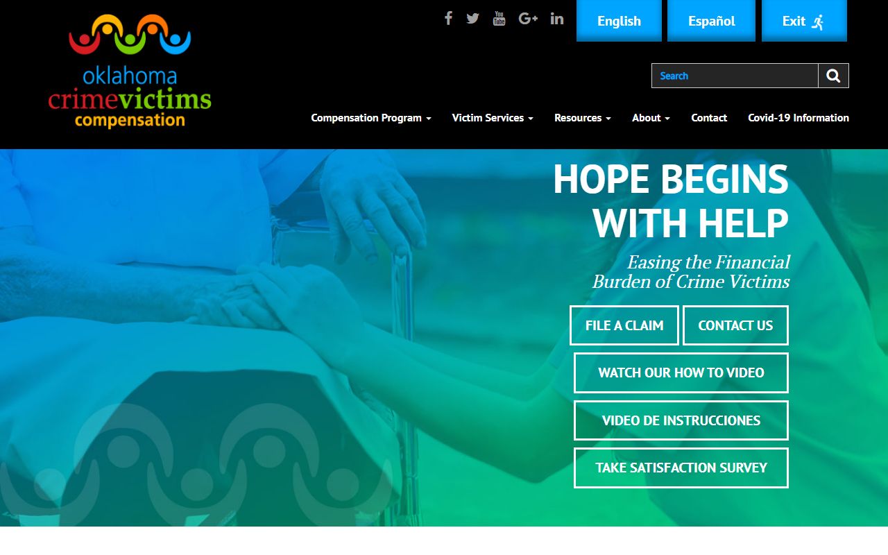 Oklahoma Crime Victims Compensation Program police blotter